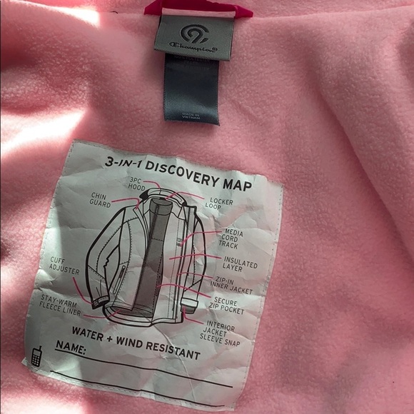 Target C9 3 in 1 Pink Jacket Brand New With Tags - Picture 8 of 9